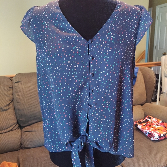 Collective Concepts Tops - Tania Flutter Sleeve Top